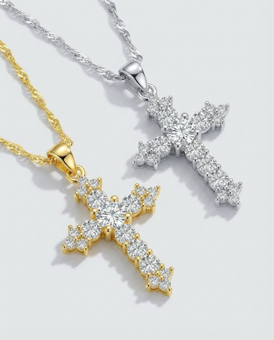 Celeste Cross Necklace