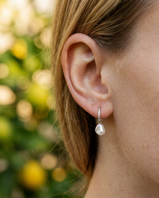 Baroque Perla Drop Earrings