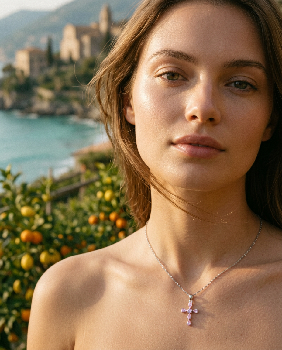 Capri Cross Necklace