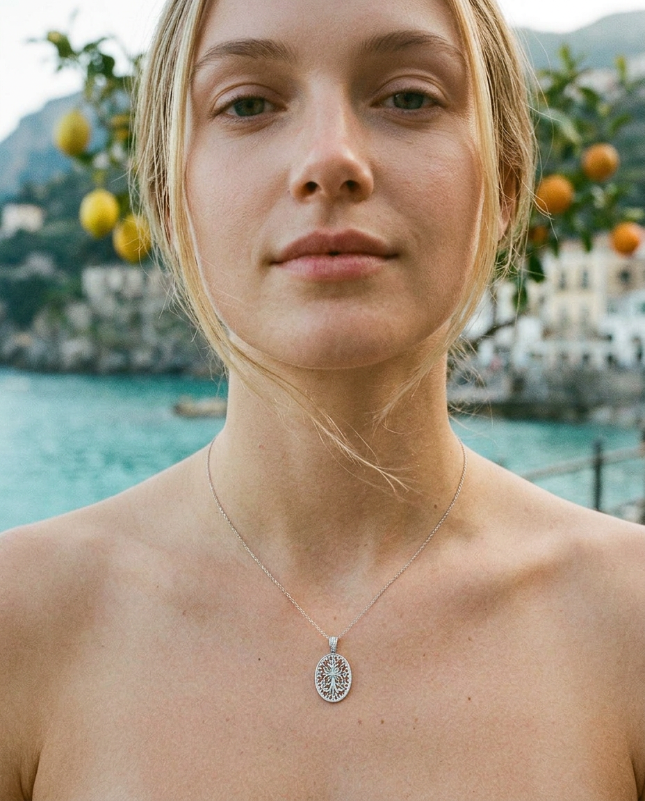 Iris's Cross Medallion