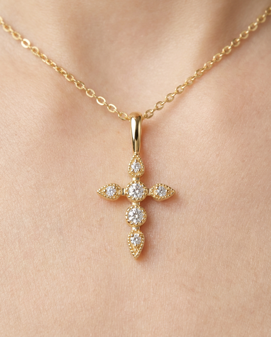 Grazia Cross Necklace