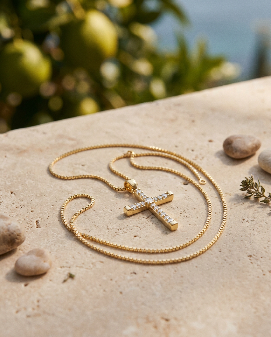 Verona Cross Necklace