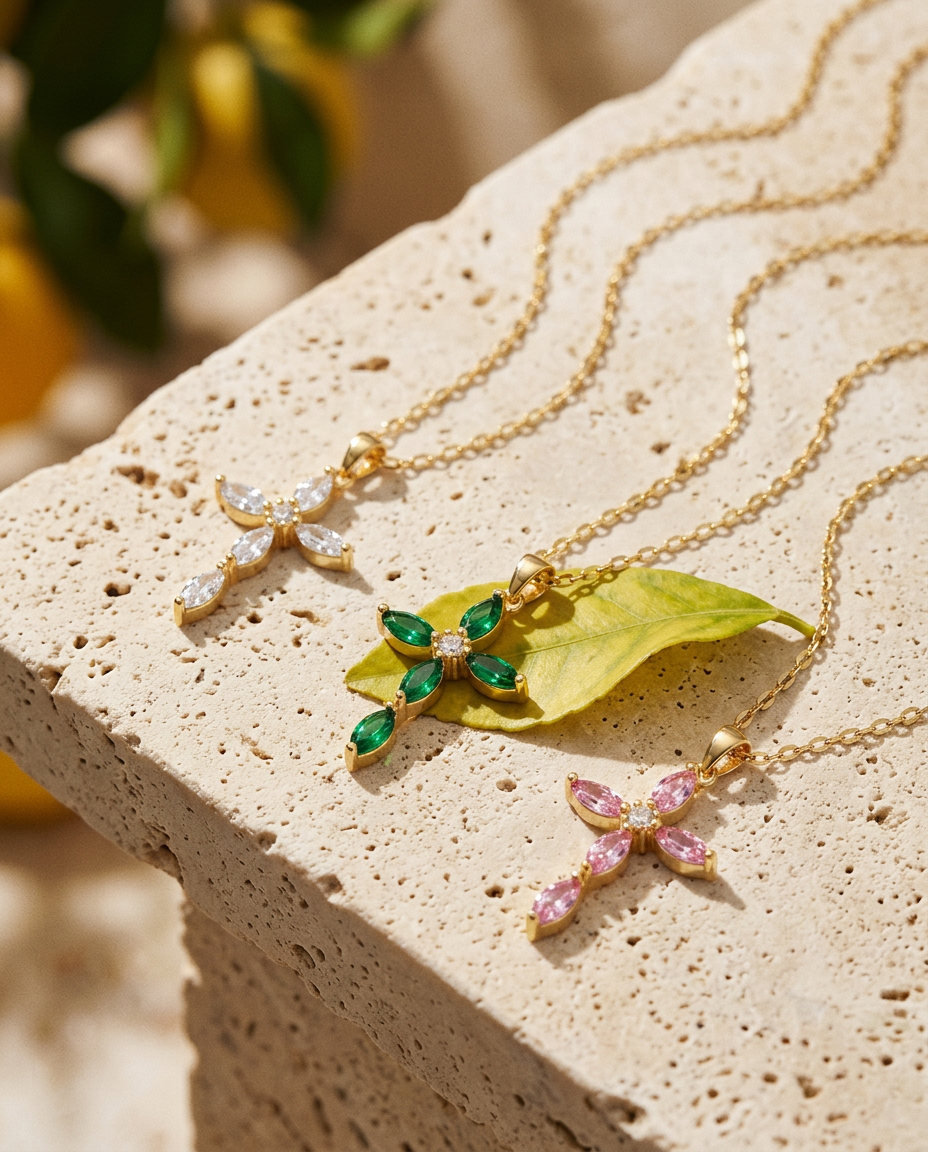 Venezia Cross Necklace