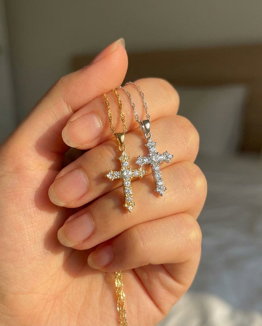 Celeste Cross Necklace