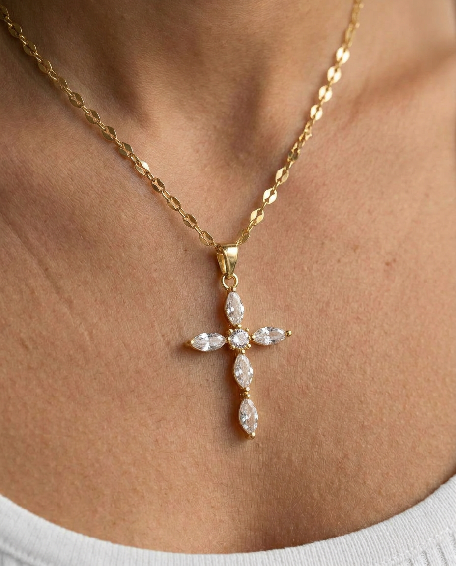 Venezia Cross Necklace
