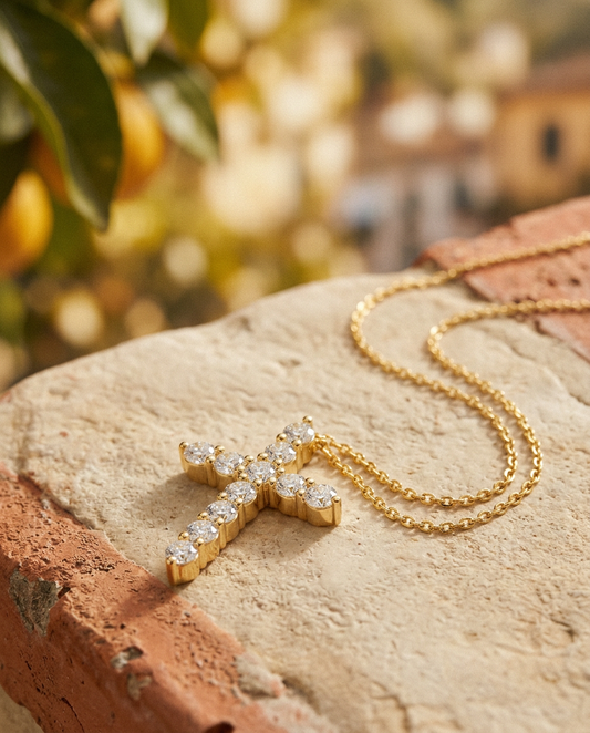 Luce Cross Necklace