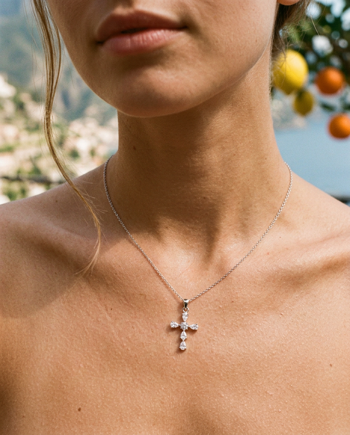 Capri Cross Necklace