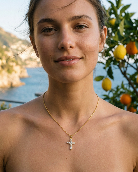 Celeste Cross Necklace