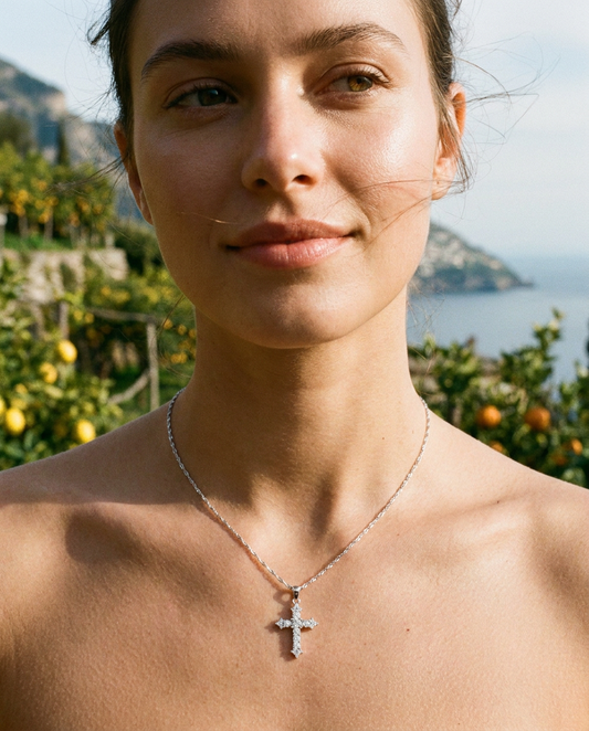 Celeste Cross Necklace