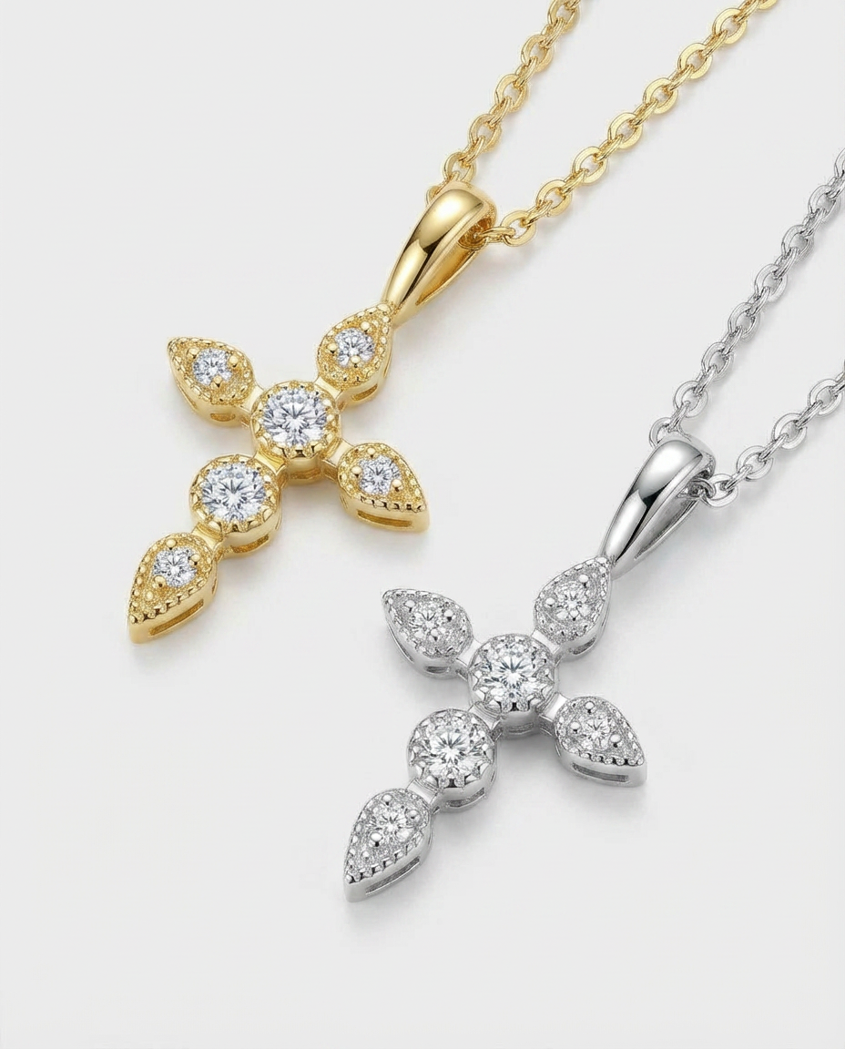 Grazia Cross Necklace
