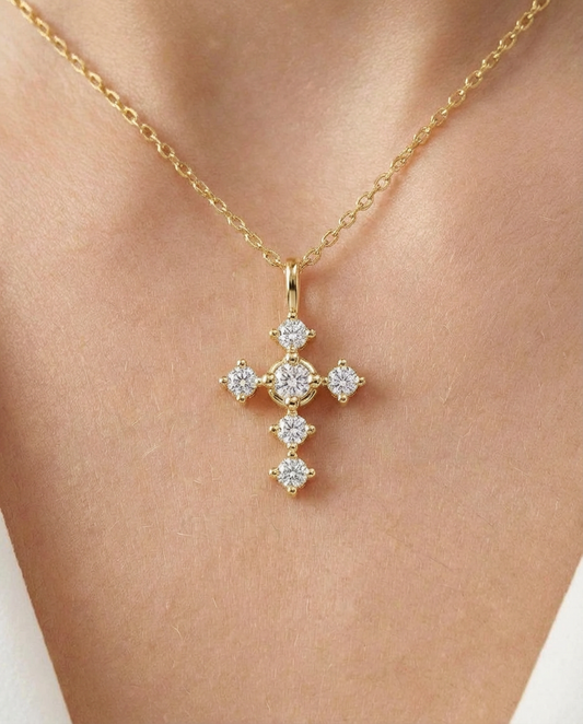 Scintilla Cross Necklace