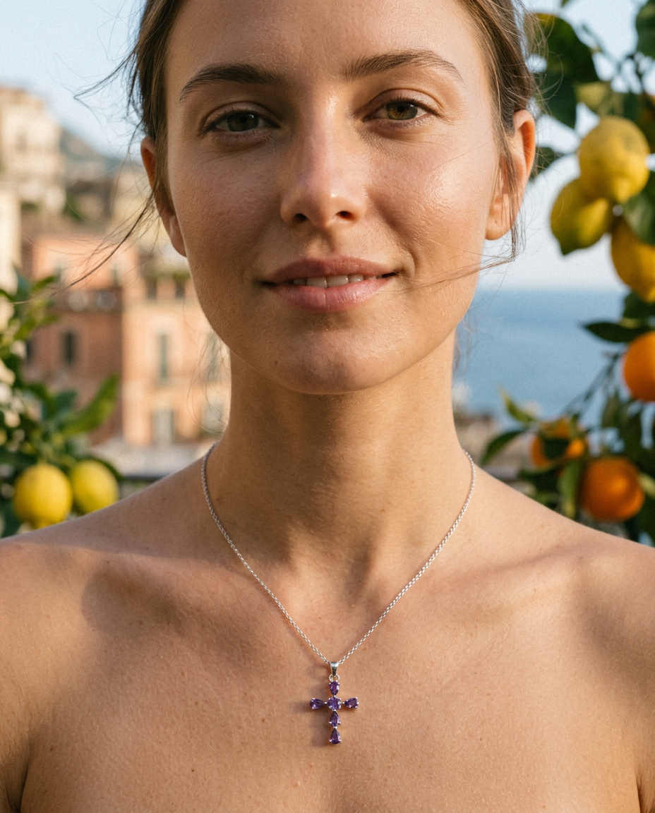 Capri Cross Necklace
