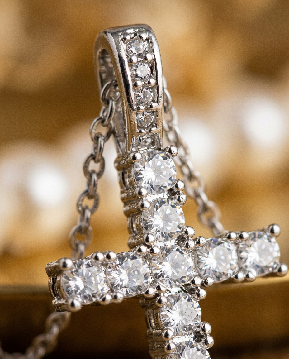 Como Cross Necklace