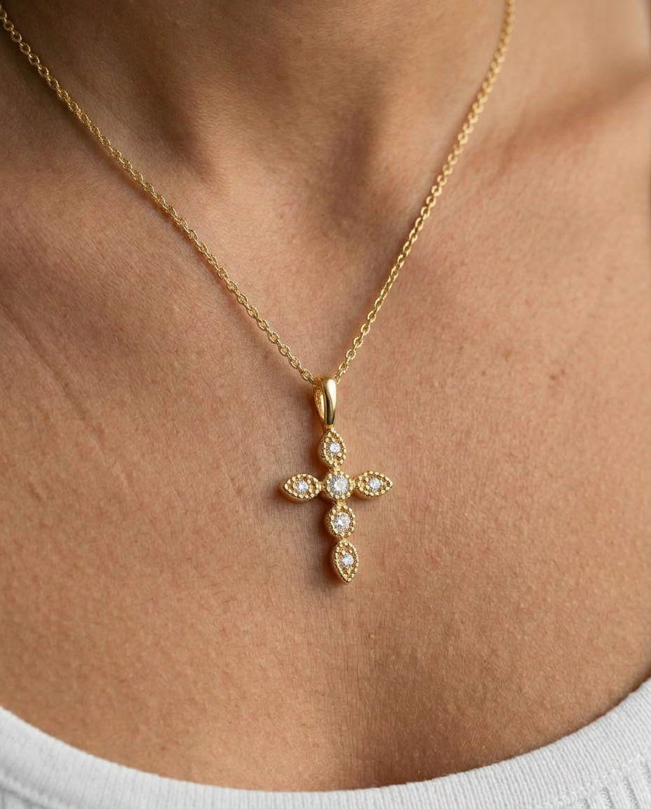Lucca Cross Necklace