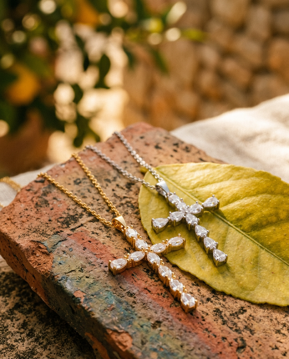 Bellagio Cross Necklace