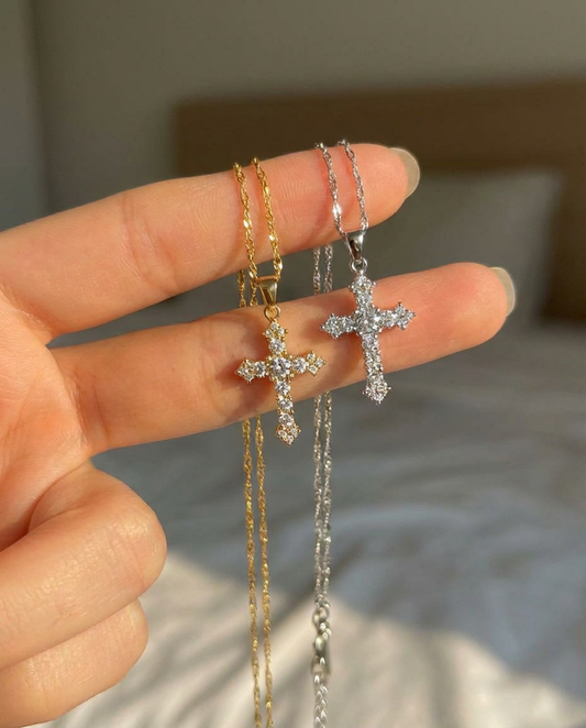Celeste Cross Necklace