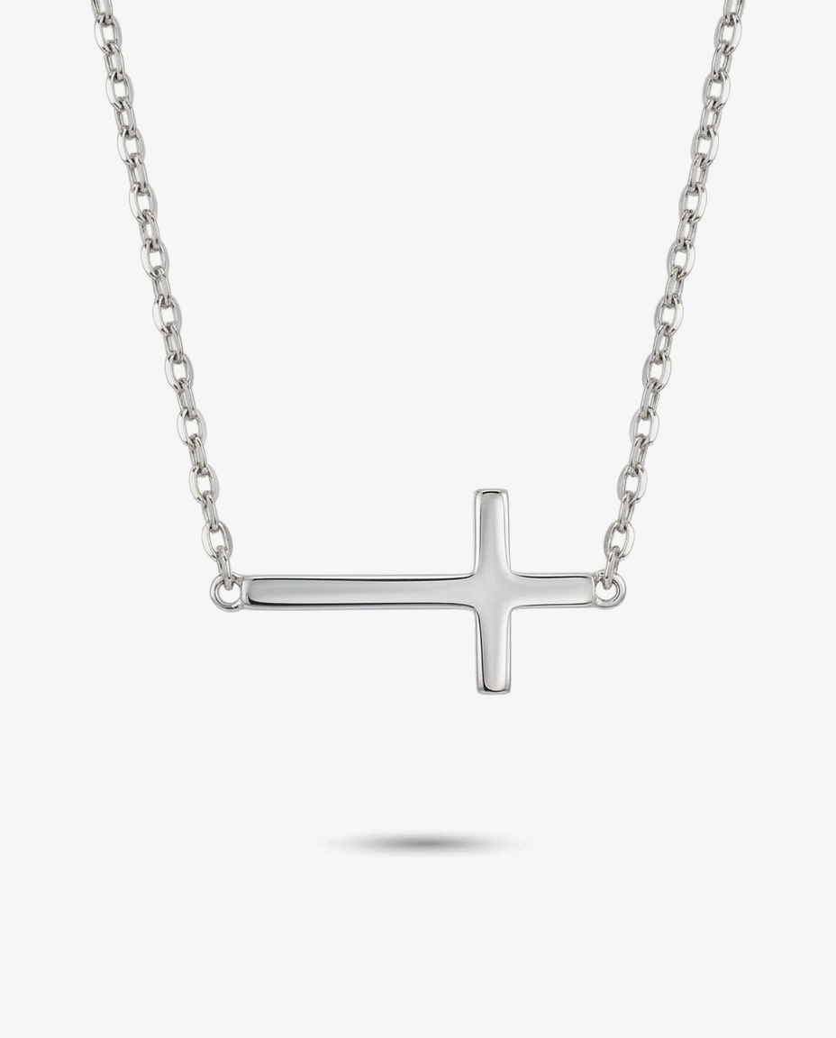 Orizzontale Cross Necklace