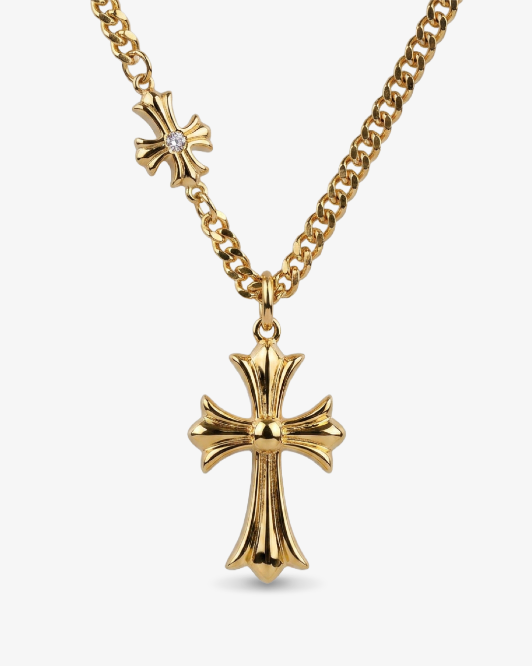 Maria's Cross Necklace