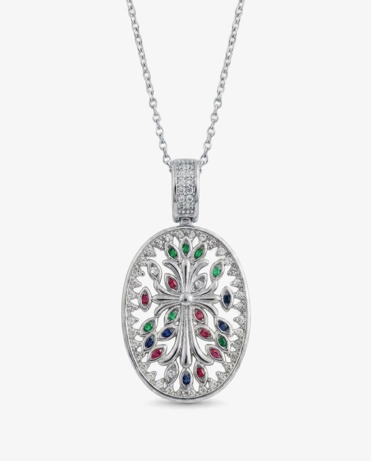 Iris's Cross Medallion