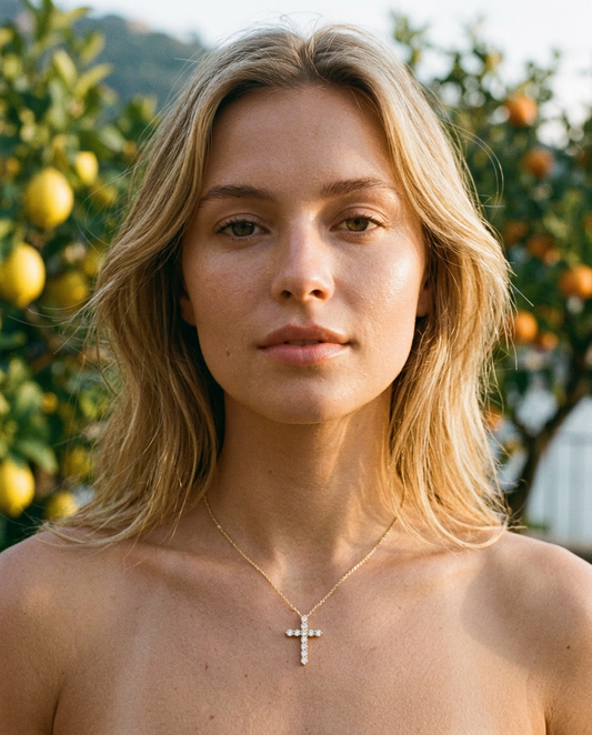Luce Cross Necklace