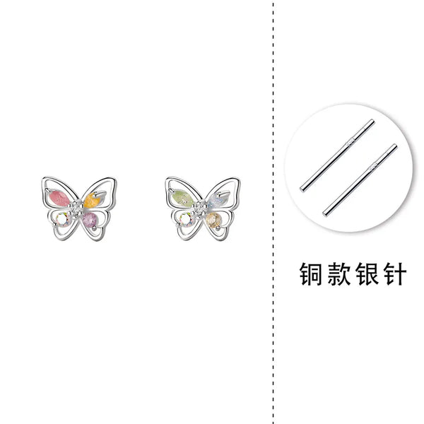 TF1396_E2704_Snowflake Stone_ Silver _Copper Model + S999 Pin