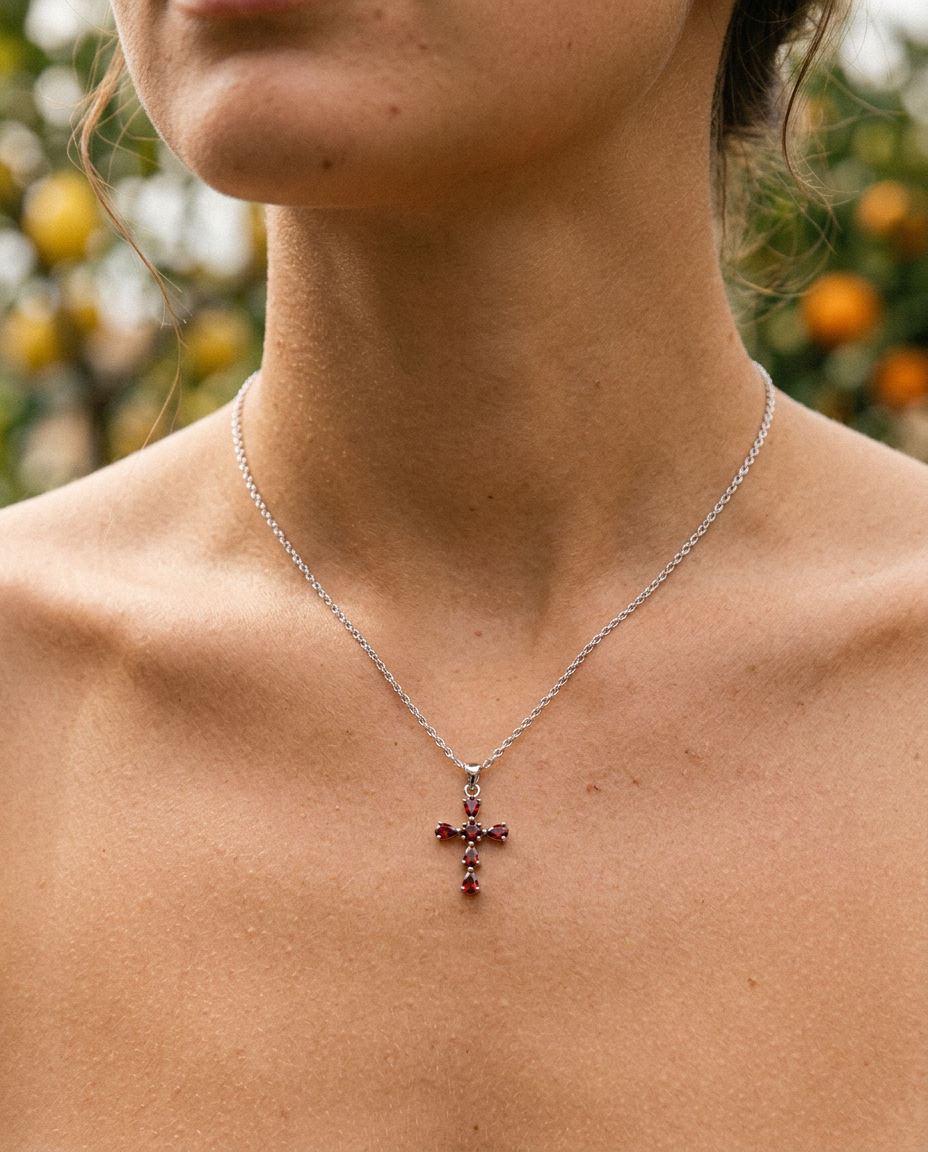 Capri Cross Necklace