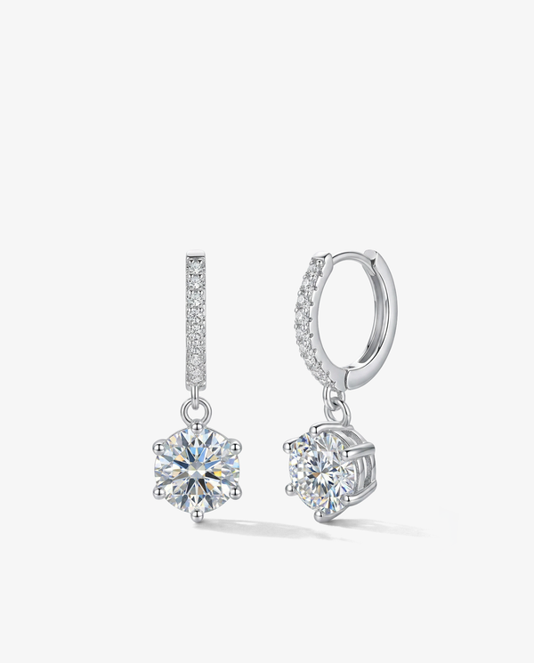 White Gold / 1ct Moissanite